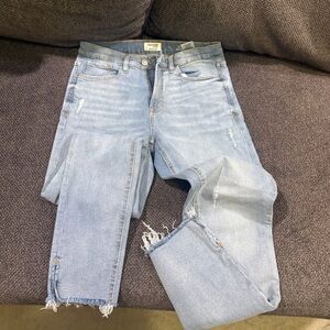 Kensie Light Blue Straight Leg Jeans